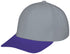 Augusta Sportswear Youth Rally Cotton Twill Cap (6252), Color 'Blue/Grey/Purple'